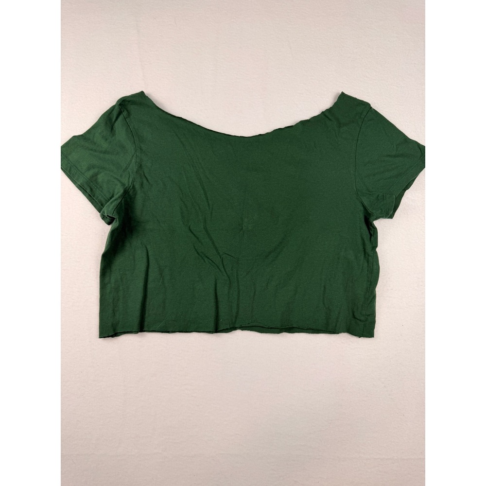 Bass Pro Shops Dale Jr NASCAR Reworked Crop Top Green Graphic Tee - Picture 4 of 4